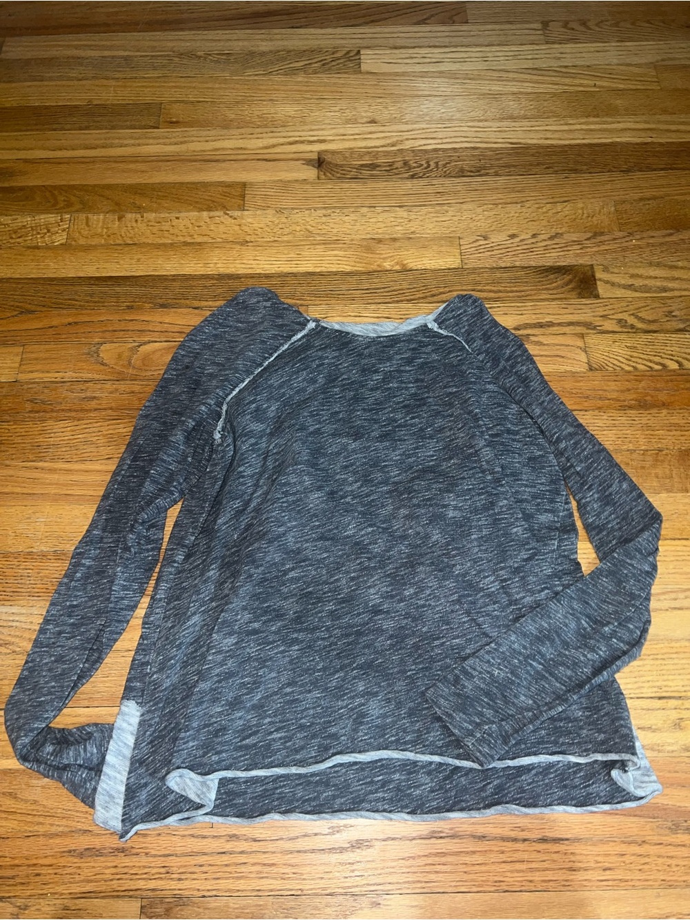 FP Beach Heathered Gray Lightweight Knit Top